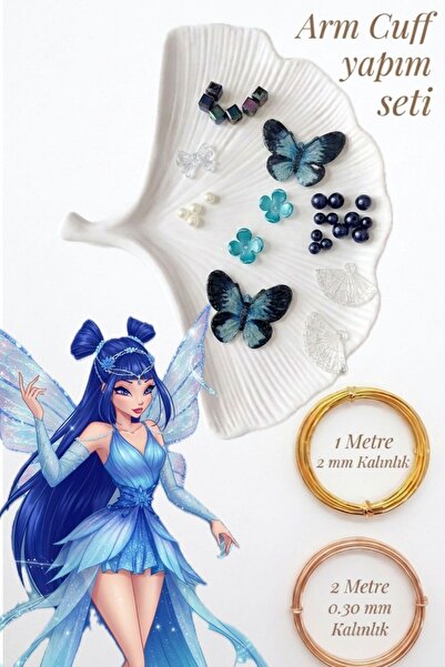 hobi dünyası evim ArmCuff Yapım Seti Manifest Winx Serisi İnci Detaylı Arm Cu...