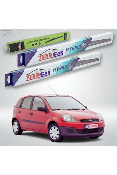 TEAMCAR Υαλοκαθαριστήρες παρμπρίζ Ford Fiesta Gen V JH/JD Hatchback 2001-2008...