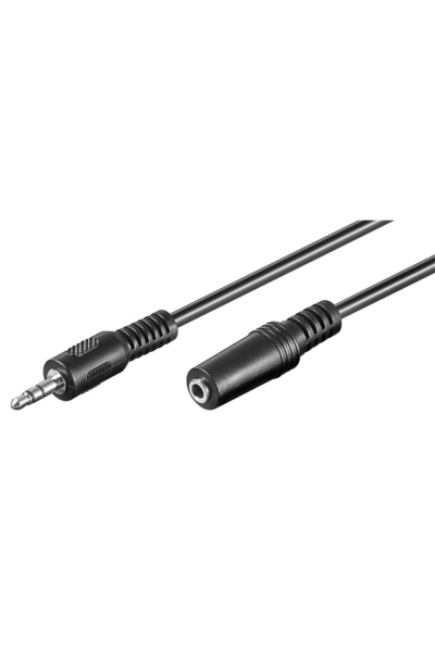 goobay προέκταση καλωδίου ήχου 3.5mm 50431, 3-pin, 2m, μαύρο