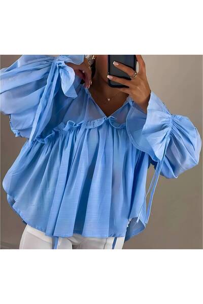 1way French Style Luxury Blouse with Italian Flair