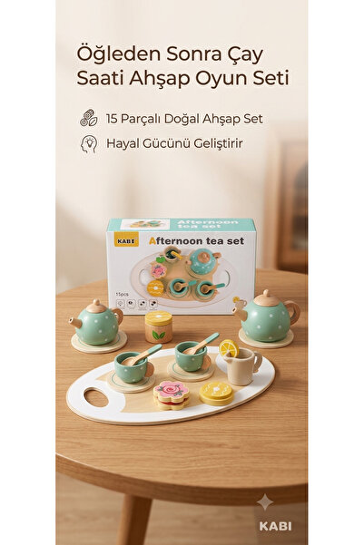 Ahşap Çay Saati Seti ile Hayal Gücünü Gerçeğe Dönüştürün!