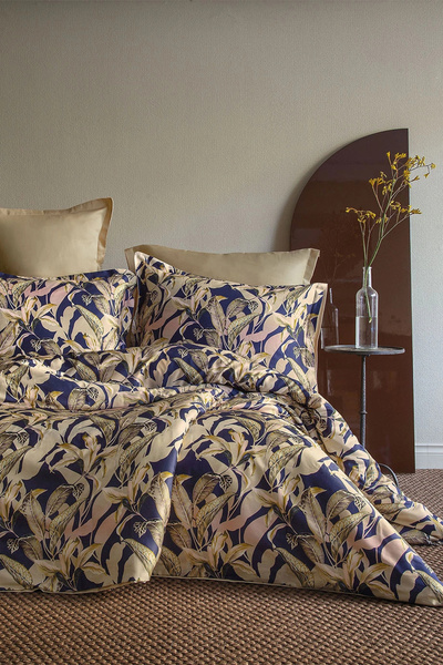İssimo Home Brera Double 100% Digital Cotton Satin Duvet Cover Set
