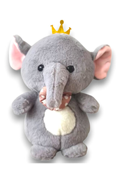 SELAY TOYS Plush Elephant with Bow Tie 22 cm 4472
