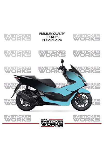ARONA Honda Pcx 2025 Fairing Sticker Double Color Engine Fairing Model Ready ...