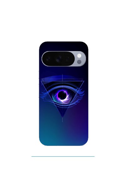 Other Google Pixel 10 Pro XL Triangular blue eye Transparent Silicone TPU Θήκη