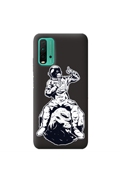 Other Xiaomi Poco M3 ice cream in space Black Colored Silicone TPU Θήκη