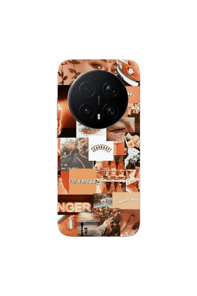 Other Honor Magic 8 Lite Pro Peachy Haze Transparent Silicone TPU Θήκη