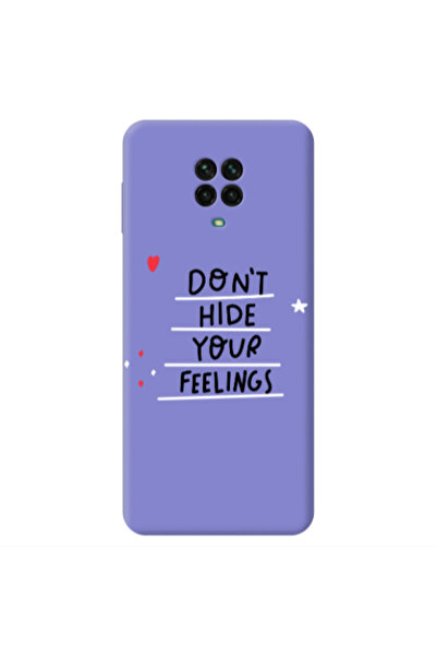 Other Xiaomi Redmi Note 9 Pro Dont Hide Your Feelings Purple Colored Silicone...