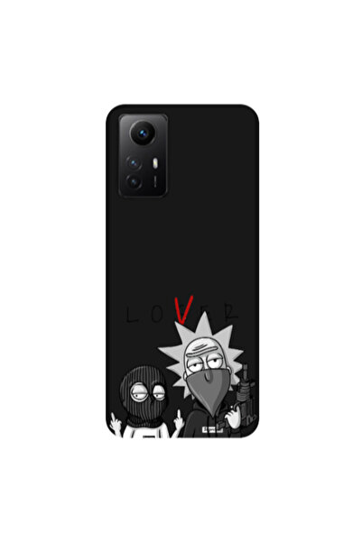 Other Xiaomi Redmi Note 12s Rick Loser Black Colored Silicone TPU Θήκη