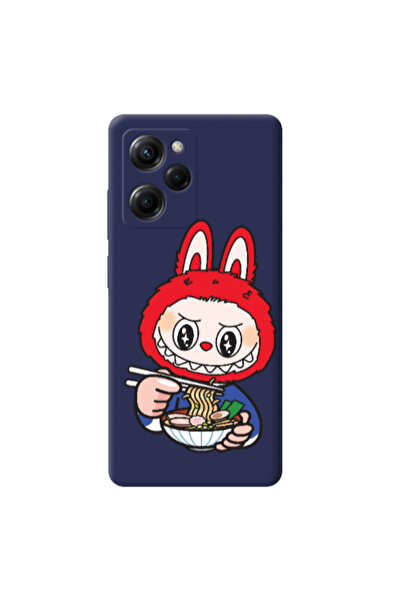 Other Xiaomi Poco X5 Pro Labubu 1 Dark blue Colored Silicone TPU Θήκη