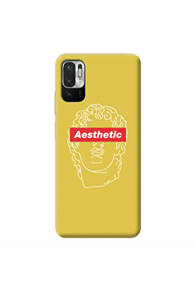 Other Xiaomi Redmi Note 10 Pro 5G Aesthetic Yellow Colored Silicone TPU Θήκη