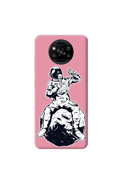 Other Xiaomi Poco X3 /X3 Pro ice cream in space Pink Colored Silicone TPU Θήκη
