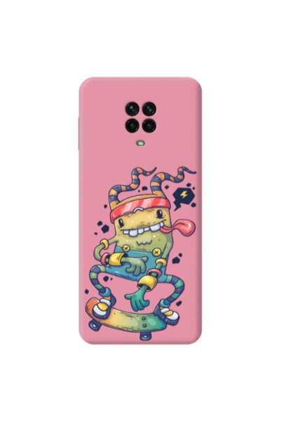 Other Xiaomi Redmi Note 9 Pro Dangerous task Pink Colored Silicone TPU Θήκη