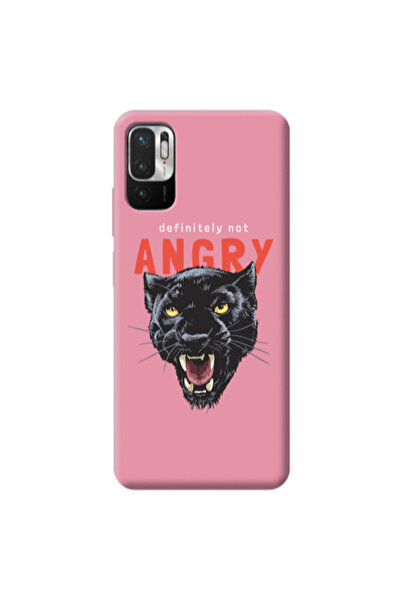 Other Xiaomi Redmi Note 10 Pro 5G Pointed teeth Pink Colored Silicone TPU Θήκη