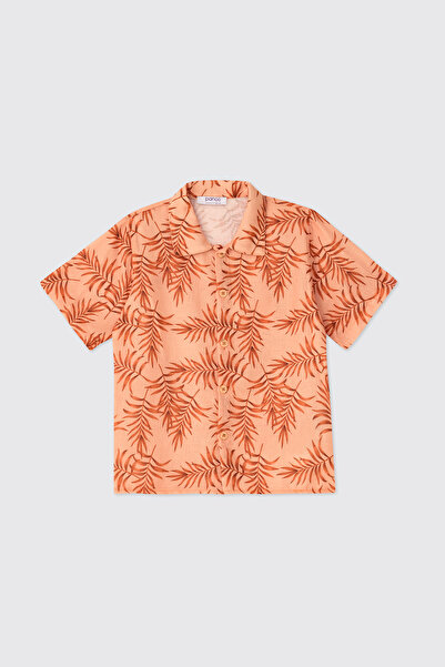 Panço Baby Boy Orange Shirt