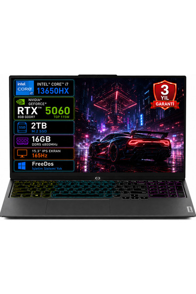 LENOVO Loq 15IPH11 83SL001ATR-01 Intel Core Ultra 7-356H 16GB 2tb SSD RTX5060...