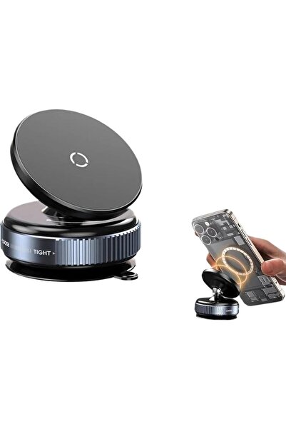 Arabest Magnetic Vacuum Car Phone Holder Twist Lock 360 Rotation Mount