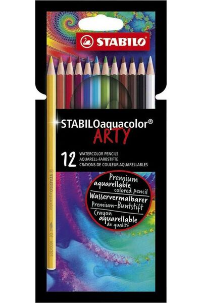 Stabilo Χρωματιστά Μολύβια Arty Aquarel 12 Χρώματα (128161201)