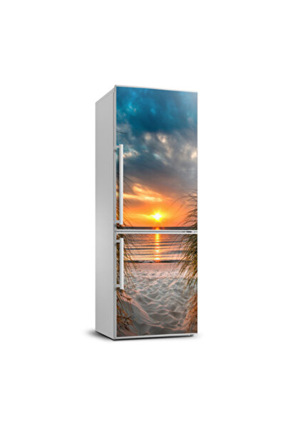 Decormat Autocolant pe frigider uimitor apus de soare pe mare 60 x 180 cm