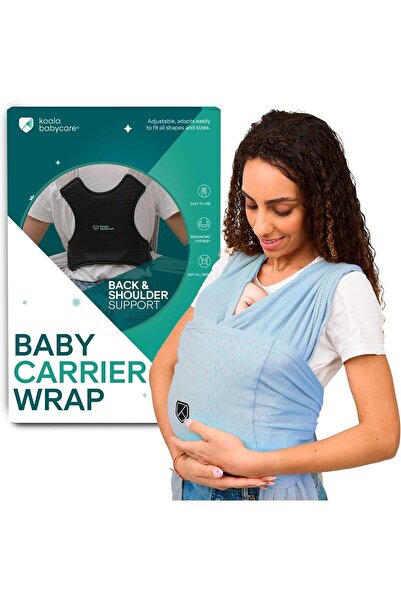 Koala Babycare Baby Carrier Wrap, Easy to Wear As a T-Shirt - Baby Wearing Wr...