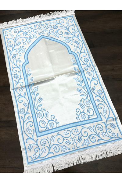 AYHANHOME Woven Tapestry Twisted Fringed Dowry Gift Prayer Rug