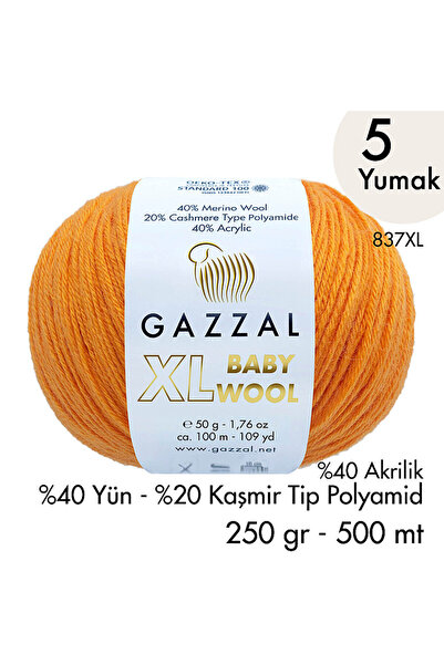 Gazzal Dječja vuna XL 837XL