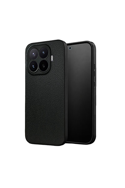 UnDePlus Xiaomi Mi 17T Pro Kılıf PU Deri Görünümlü Thermax Silikon Kapak