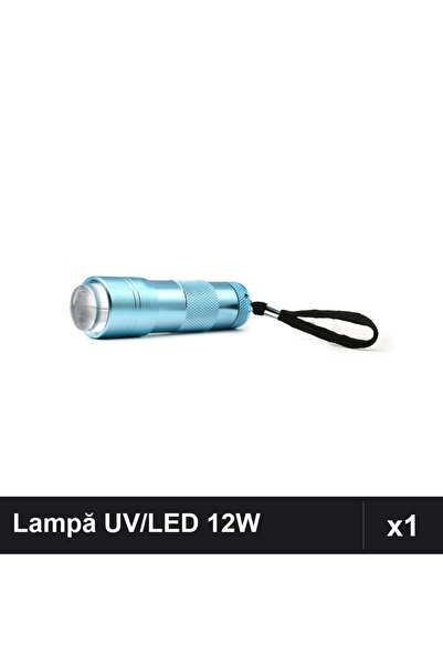 NAİLS Lampă UV/LED cu Pernă Silicon 12W pentru Uscare Unghii Gel Manichiură P...