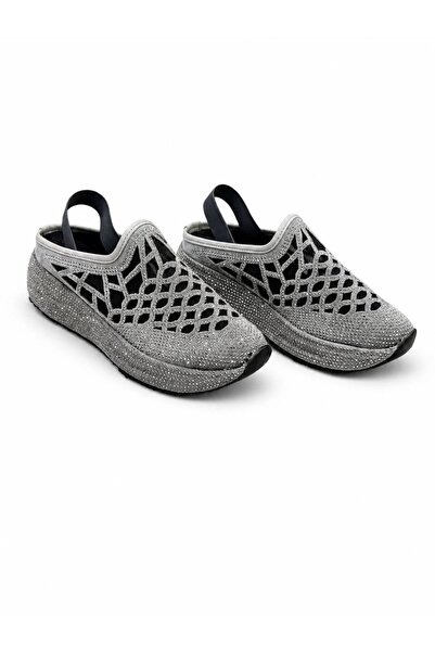 Layber Women's Stone Patterned Orthopedic Sole Summer Luxury Sandals