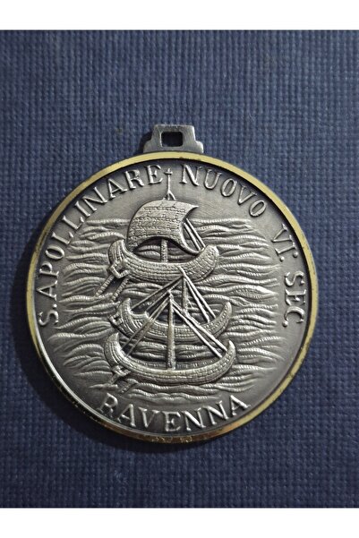 Edi Antik Ravenna Italy Rare Medal. Collectible from the Original Era, 4cm in...