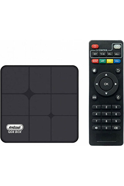 Andowl TV Box QG9 QG9 4K UHD με WiFi, USB 2.0 / USB 3.0, 4GB RAM και 64GB χώρ...