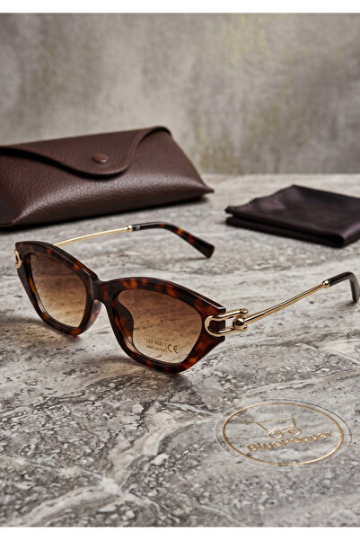 BluePepper Toffy Cateye Cat Eye Shape Bone Frame and Stylish Handle Detail Uv...