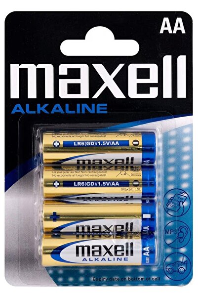 Maxell Lr6 4-τεμαχιακή συσκευασία blister αλκαλικών μπαταριών