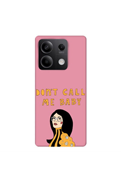 Other Xiaomi Redmi Note 13 5G Call me baby Pink Colored Silicone TPU Θήκη