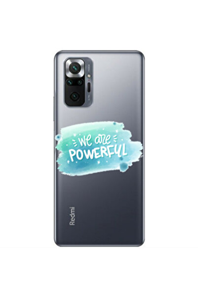 Other Xiaomi Redmi Note 10 Pro 4G We are Powerful Transparent Silicone TPU Θήκη