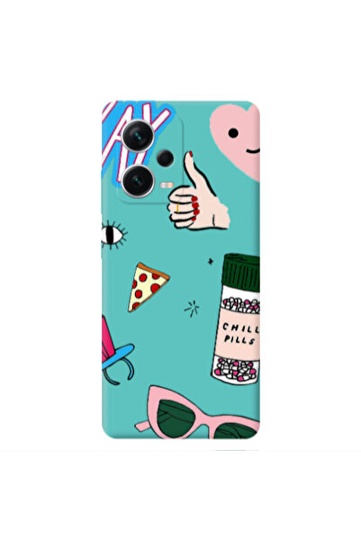 Other Xiaomi Poco X5 Chill Turquoise Colored Silicone TPU Θήκη