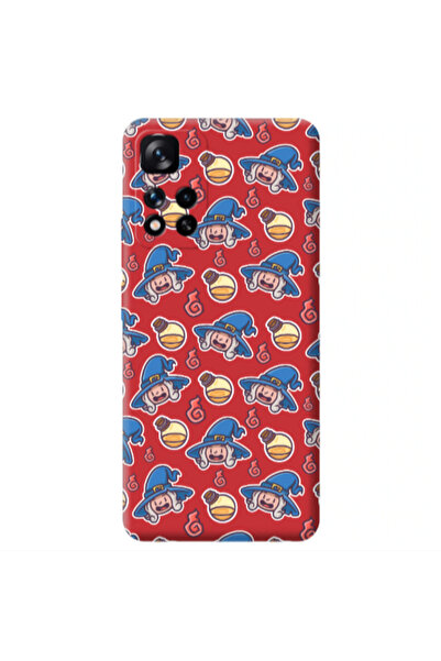 Other Xiaomi Redmi Note 11 Pro 5G Sweet Witch Red Colored Silicone TPU Θήκη