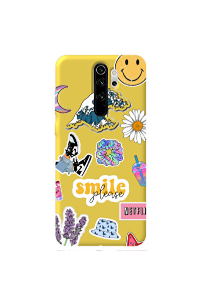 Other Xiaomi Redmi Note 8 Pro Smile Moon Yellow Colored Silicone TPU Θήκη
