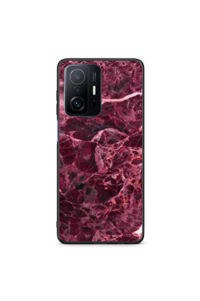 Other Xiaomi Redmi Note 11 T Marble Cherry Black Glossy Θήκη