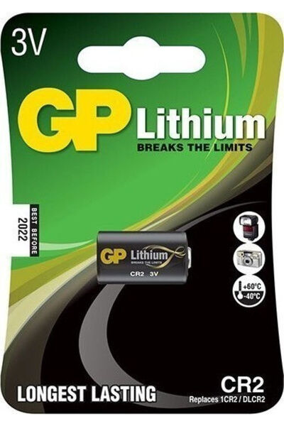 GP Batteries Μπαταρία Λιθίου CR2 3V Μίας Χρήσης Μεγάλης Διάρκειας 1 Τεμάχιο
