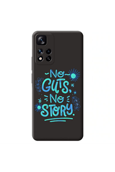 Other Xiaomi Redmi Note 11 Pro 5G No guts no story Black Colored Silicone TPU...
