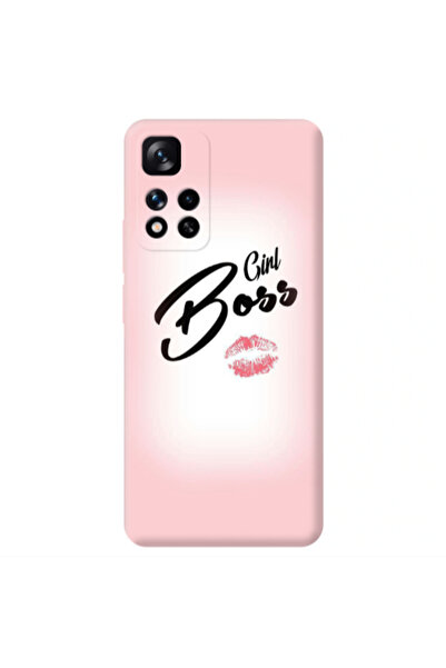 Other Xiaomi Redmi Note 11 Pro 5G Girl boss kiss Transparent Silicone TPU Θήκη