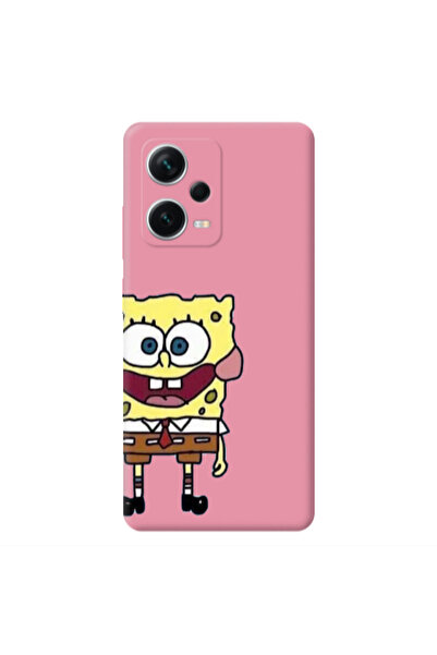 Other Xiaomi Poco X5 Spong 2 Pink Colored Silicone TPU Θήκη
