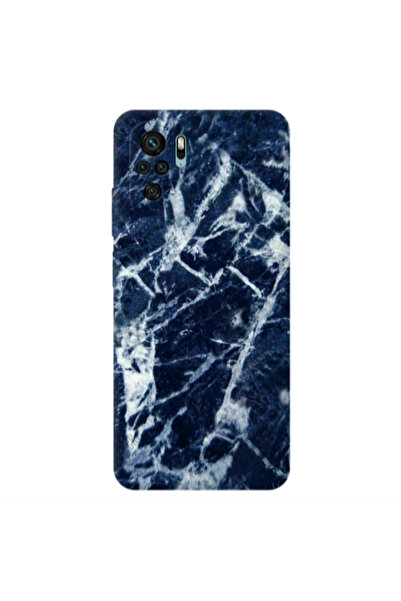 Other Xiaomi Redmi Note 10S Marble Cracked Purple Transparent Silicone TPU Θήκη