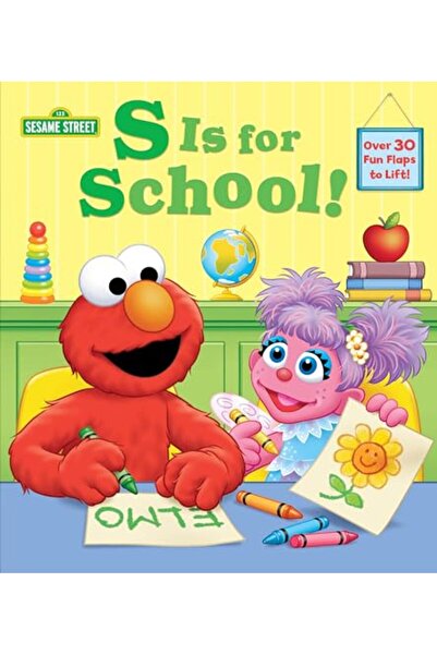Random House USA S Is For School Sesame Street) A Lifttheflap Board Book