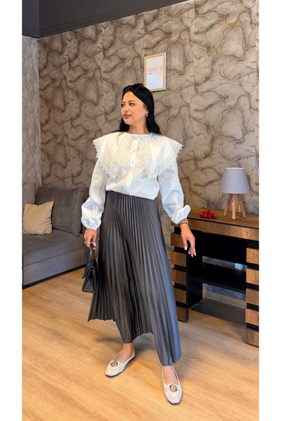 BURCU TESETTÜR Pleated Skirt 1509