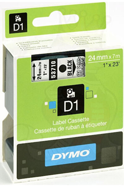 Dymo Ταινία για ετικετογράφο D1, 7μ x 24χιλ., σε μαύρο χρώμα, 1 τεμάχιο, Κωδι...