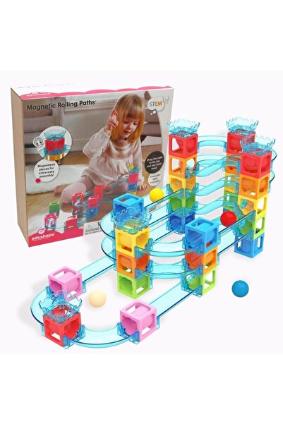 Edushape Pistă magnetică cu bile - 36 de piese