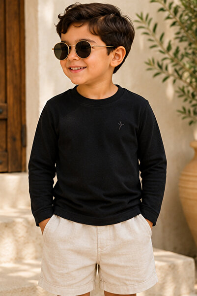 ETEN Boys Basic T Shirt R/N L/S, 12M