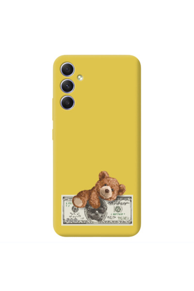 Other Samsung Galaxy A05s Money Style Yellow Colored Silicone TPU Θήκη